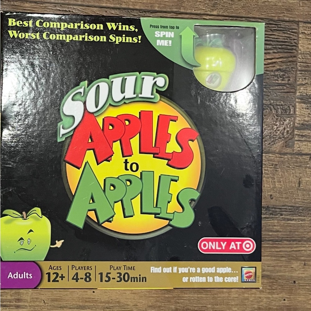 Sour Apples to Apples Game